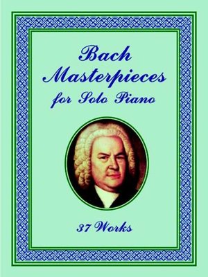 cover image of Bach Masterpieces for Solo Piano